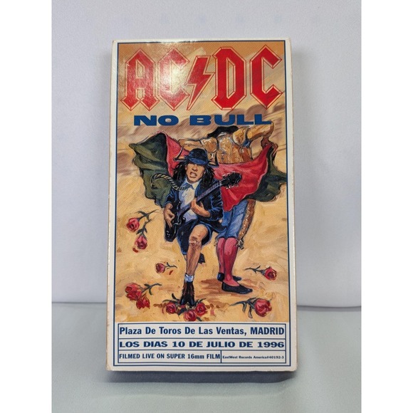Other - AC/DC  No Bull VHS hi-fi Tape Live‎ Concert Plaza De Toros Madrid 1996 Hard Rock
